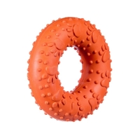 Zabawka dla psa - Ring pomarańczowy z kauczuku 9cm