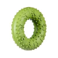 Zabawka dla psa - Ring zielony z kauczuku 9cm