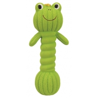 Zabawka dla psa - zielona piszcząca żaba